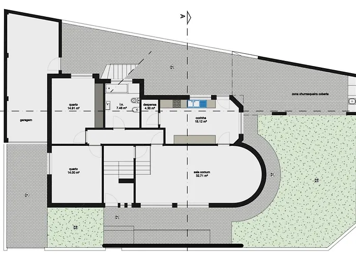 Apartment Beachfront Costa Nova Villa - 3 Bedroom Apartment Gafanha da Encarnacao